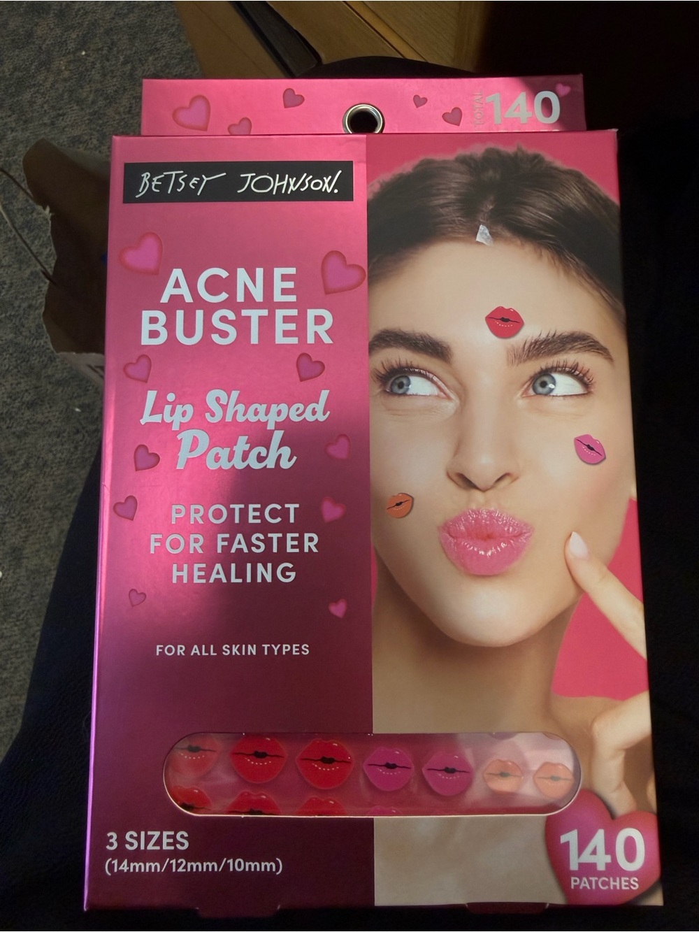 Betsey Johnson Pink Lip-Shaped Acne Buster Patches